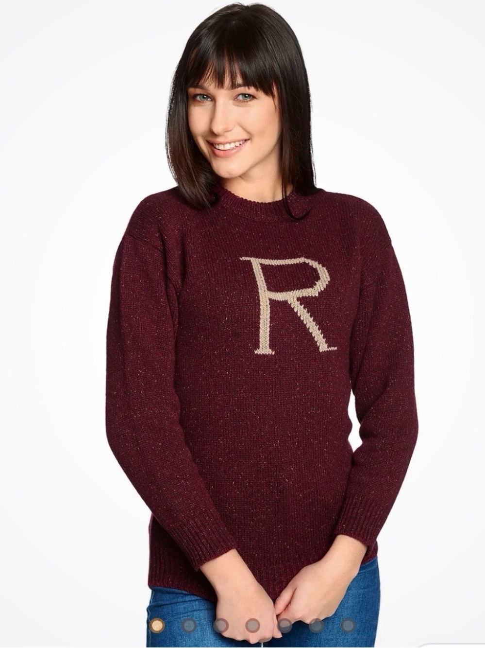 Harry Potter - R for Ron Knitted Sweater Red Sz medium